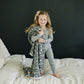 Heather Grey Ribbed Bamboo Cozy Set