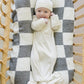 Cream Ribbed Bamboo Knot Gown