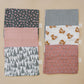 Olive Bloom Muslin Burp Cloth