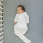 Green Stripes Muslin Crib Sheet