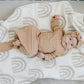Latte Ribbed Bamboo Knot Gown