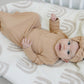 Latte Ribbed Bamboo Knot Gown