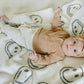 Latte Bamboo Snap Long Sleeve Ribbed Bodysuit