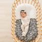 Liberty Floral + Coastal Plaid Lace Muslin Quilt