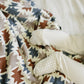 Cream Ribbed Bamboo Zipper