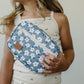 Green Floral Mini Fanny Pack