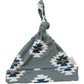 Southwest Aztec Ribbed Bamboo Newborn Knot Hat