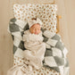 Green Checkered Plush Blanket