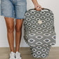 Southwest Aztec Ribbed Bamboo Multi-Use Cove