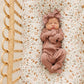 Dusty Rose Organic Cotton Ribbed Zipper