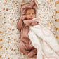 Dusty Rose Organic Cotton Ribbed Zipper
