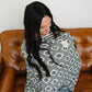 Southwest Aztec Ribbed Bamboo Multi-Use Cove