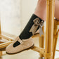Mebie High Rise Bow Socks