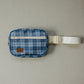 Navy Plaid Mini Fanny Pack