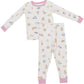 Pink Bunny Ribbed Bamboo Cozy Set