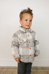 Grey Plaid Shacket
