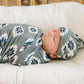Southwest Aztec Ribbed Bamboo Stretch Swaddle