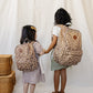 Mustard Floral Large Backpack