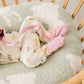 Pink Bunny Ribbed Bamboo Zipper