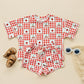 Shorts Set | Strawberry Gingham