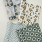 Blue Blossom Muslin Swaddle Blanket