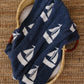 Sailboat Plush Blanket