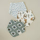Blue Blossom Muslin Bib