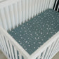 Night Sky Muslin Crib Sheet
