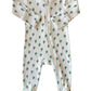 Cactus / Organic Pointelle 2-Way Zip Footie