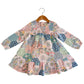 Smocked Ruffle Tiered Dress, Patchwork