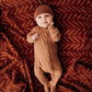 Rust Bamboo Newborn Knot Hat