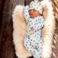 Cactus / Organic Pointelle 2-Way Zip Footie