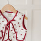 Strawberry Quilted Vest
