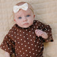 Shorts Set | Brown Polka Dots