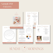 Load image into Gallery viewer, Beginner Embroidery Kit | Rolling Hills Sunset
