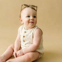 Load image into Gallery viewer, Organic Cotton Muslin Bubble Romper - Speckle
