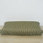 Olive Strokes Muslin Changing Pad Cover