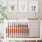 Rust Mudcloth Muslin Crib Sheet