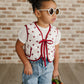 Strawberry Quilted Vest