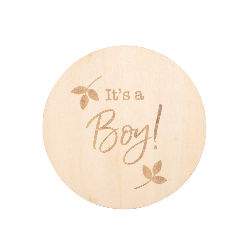 It's A Boy! Milestone Disc