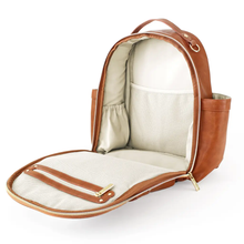 Load image into Gallery viewer, Cognac Itzy Mini™ Diaper Bag Backpack

